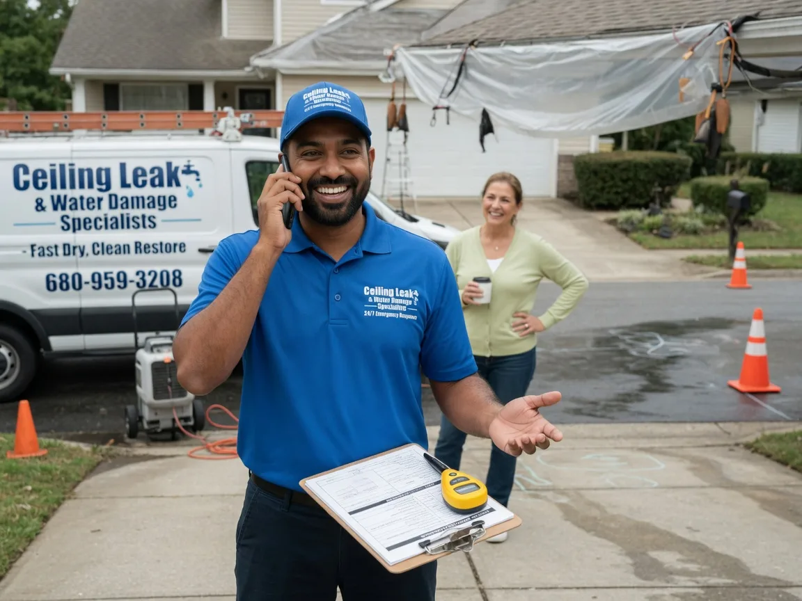 Ceiling Leak Cleanup Kendall, KS FAQs